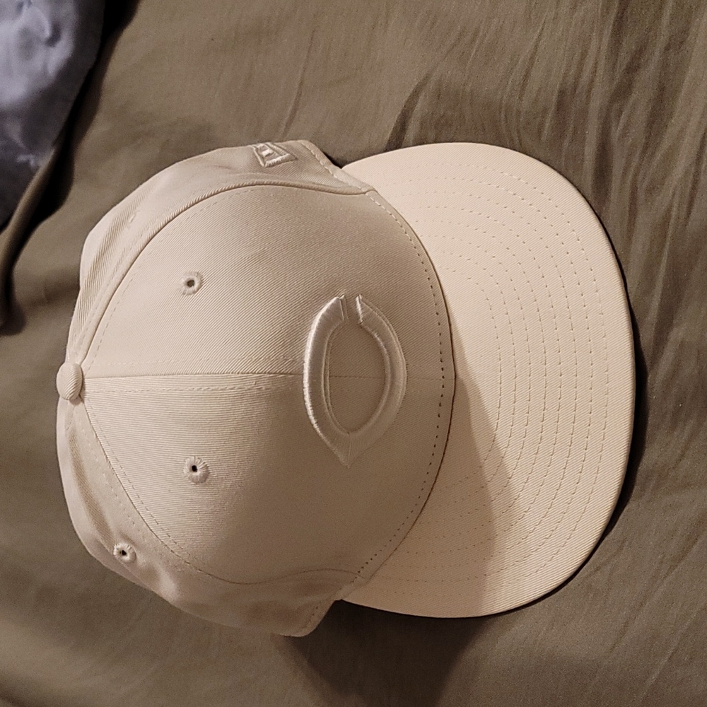 All-white Cincinnati Reds cap, Size 7